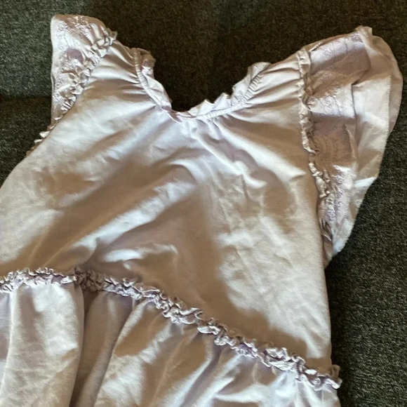 sundays Lavender Ruffle Sleeve Dress size S - Picture 3 of 5